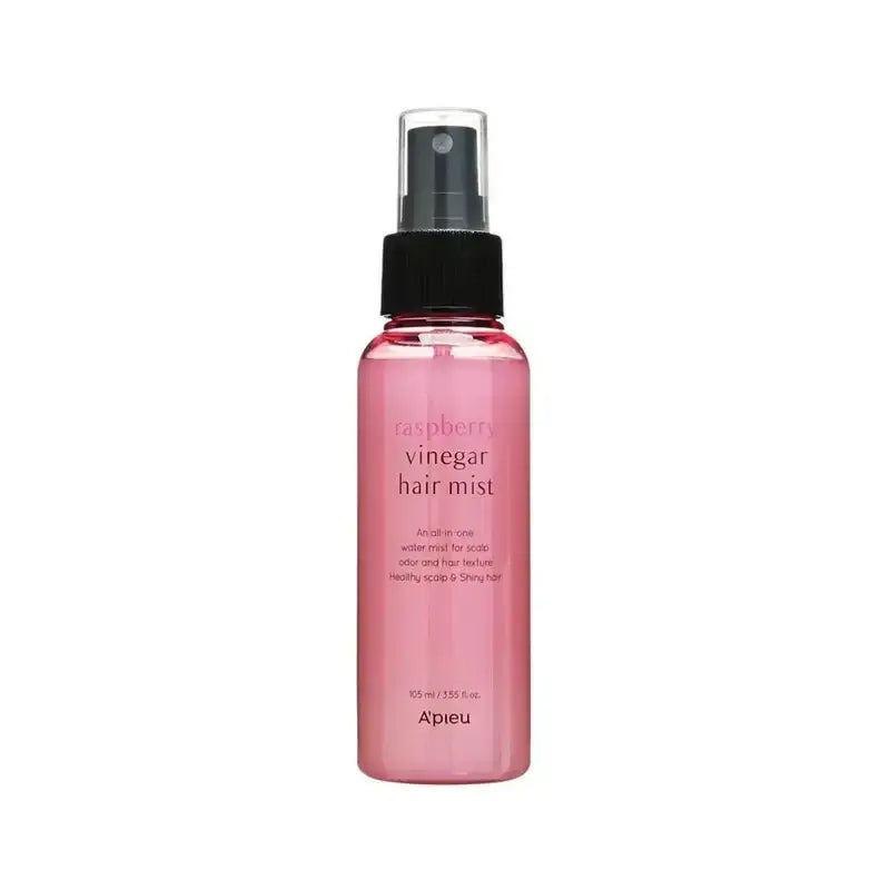Zuzu Aura Sea Salt Mist for Hair in a pink spray bottle for added texture and volume