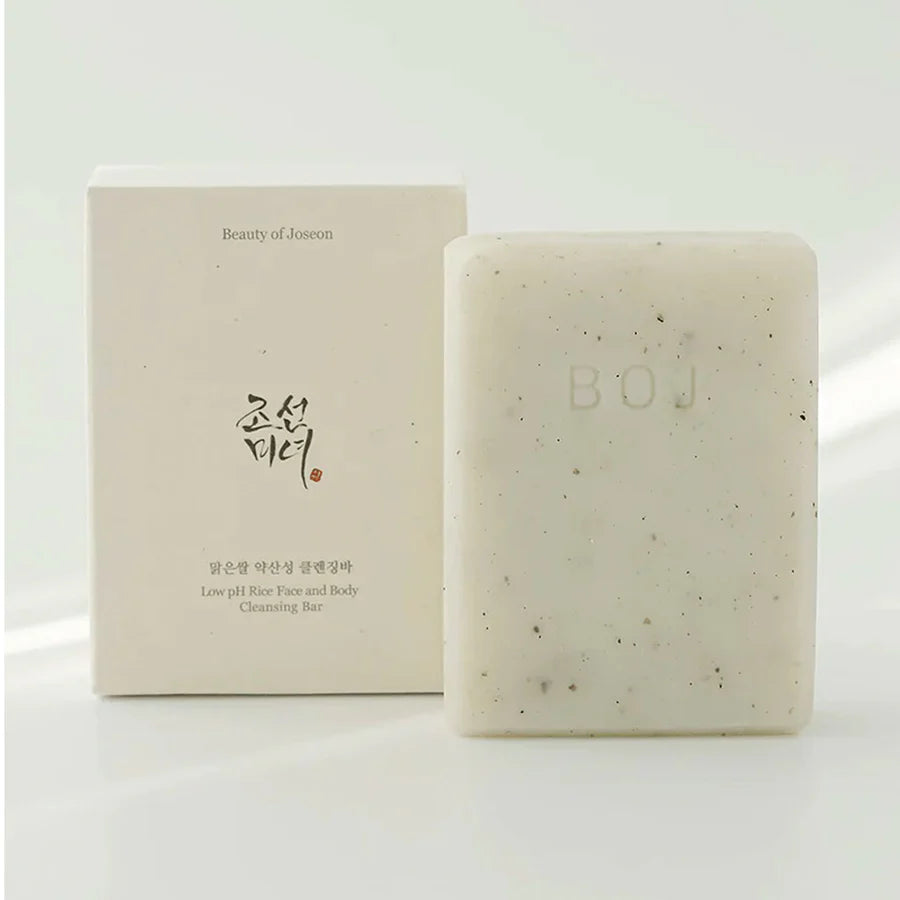 Beauty Of Joseon low pH rice cleansing bar with natural ingredients and gentle exfoliating properties