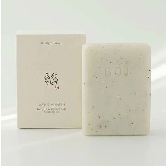Beauty Of Joseon low pH rice cleansing bar with natural ingredients and gentle exfoliating properties