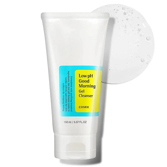 COSRX Low pH Gel Cleanser in a 150ml tube for gentle daily cleansing