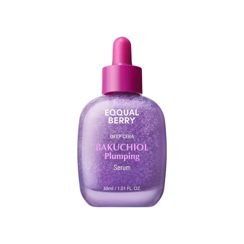 Zuzu Aura Bakuchiol Serum with a purple bottle for skin plumping and anti-aging benefits