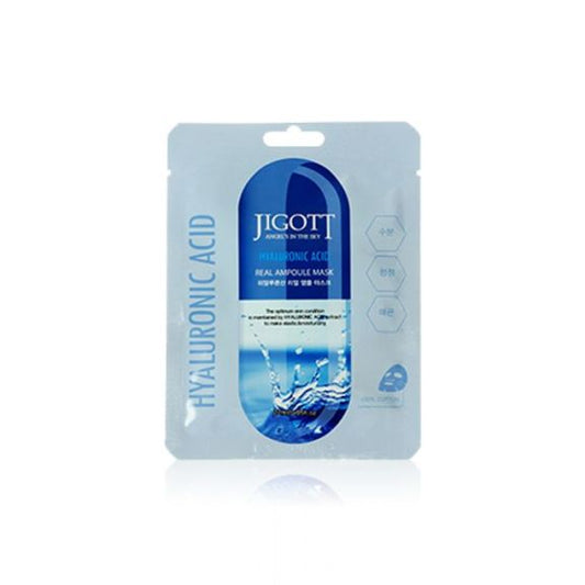 Jigott - Real Ampoule Mask Hyaluronic Acid - 1 pc