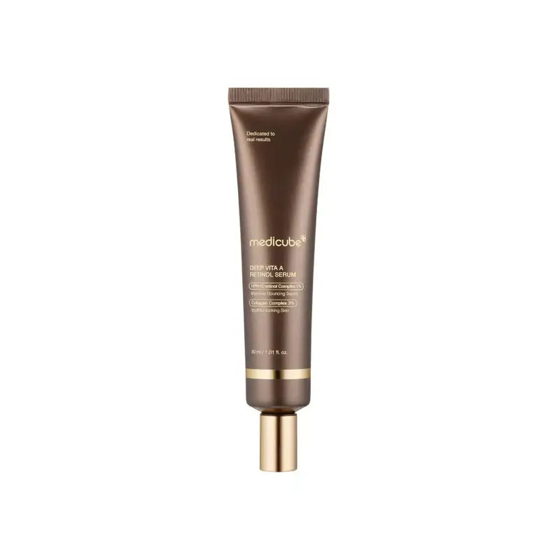 Zuzu Aura vitamin A & D supplement cream in a brown tube for skin nourishment and repair