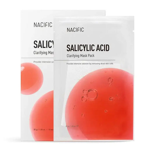 Nacific Salicylic Acid Clarifying Mask Pack for intensive skin exfoliation and dead skin cell removal