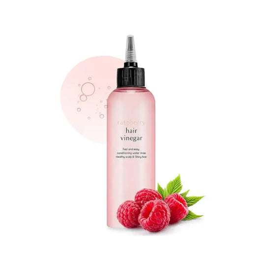 Zuzu Aura Raspberry Hair Vinegar for dry scalp treatment and healthy shiny hair