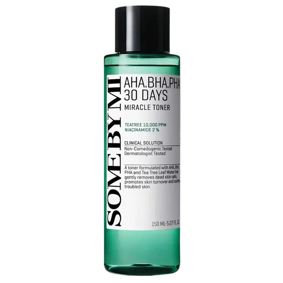 Some By Mi AHA BHA PHA toner 150ml bottle for gentle exfoliation and skin soothing