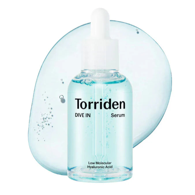 Torriden Dive In Serum bottle with low molecular hyaluronic acid for glowing skin serum