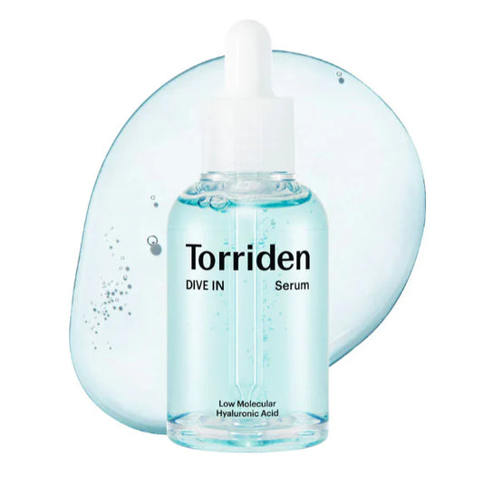 Torriden Dive In Serum bottle with low molecular hyaluronic acid for glowing skin serum